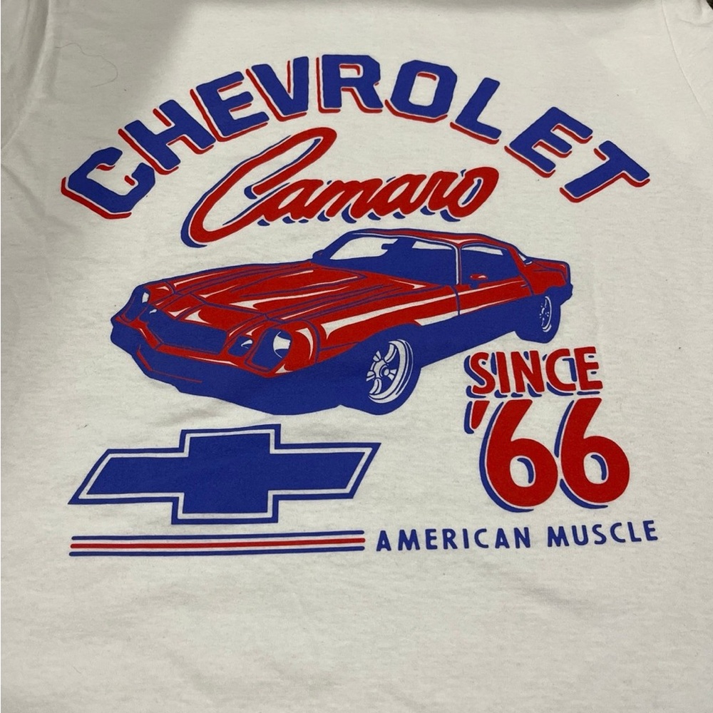 GM Camaro White T-Shirt for Men - Picture 4 of 5